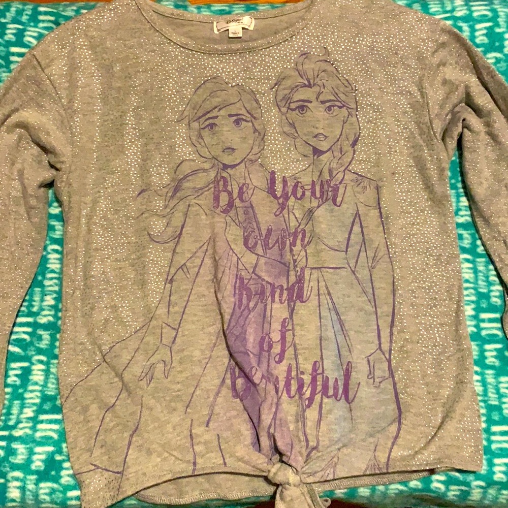 Girls Frozen Long Sleeve Top